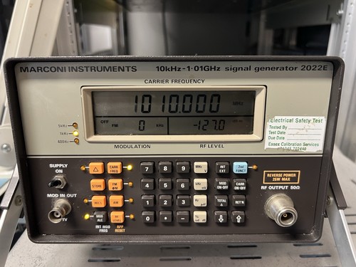 Marconi instruments 2022e - 2022e, rf