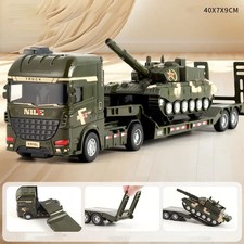 Army Military Truck Tank Playset Lorry Action Military Vehicle Model Toy Boys