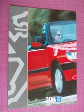 PEUGEOT 306 CABRIOLET BROCHURE