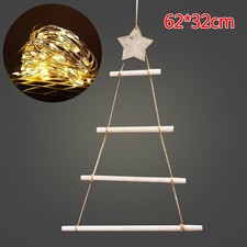 Xmas lit twig - lit, wall