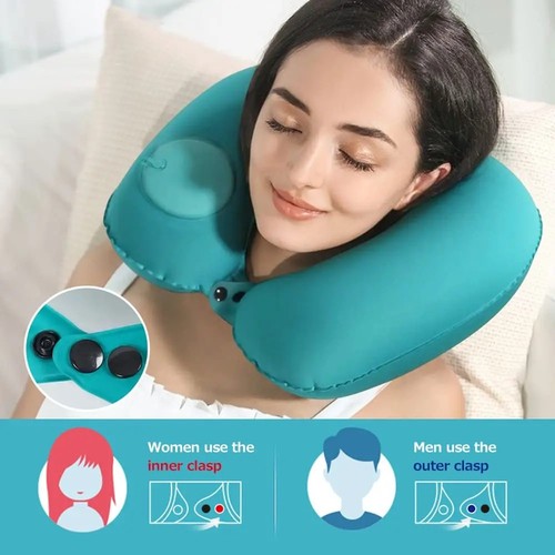 Shaped travel pillow - shaped,