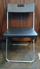 Ikea Gunde Folding Chair Office Dining Garden Black Waterproof Indoor/Outdoor