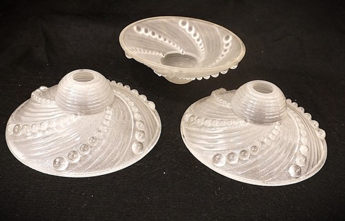 Set art deco glass - of,