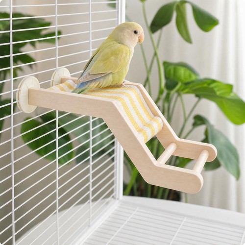 Bird cage ladder with perch - ladder,