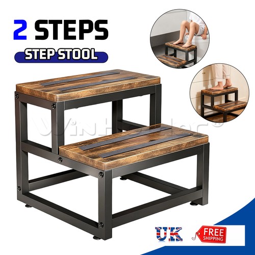 Wooden step stool non - wooden, slip