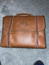 Vintage Leather Lawn Bowls Bag