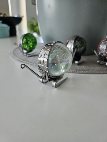 Handmade fork snail sculpture - fork,