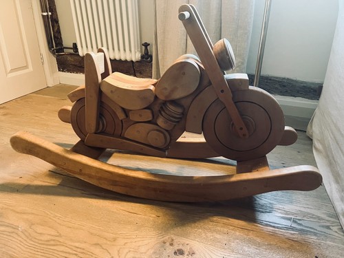 Wooden childs rocking motor - wooden,