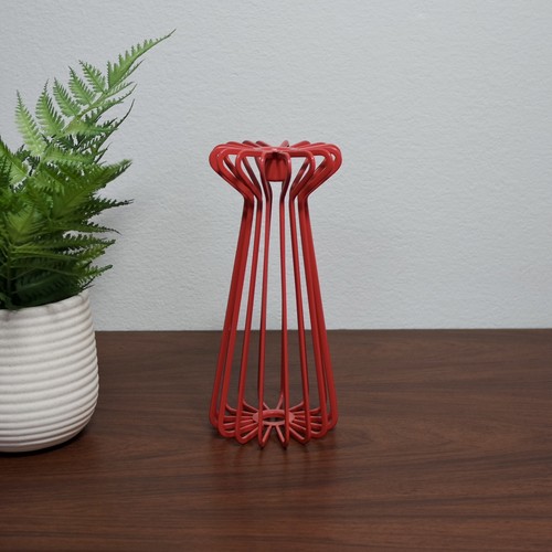 Vintage ikea red - metal, wire
