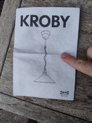 Ikea kroby pendant - kroby,