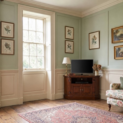Mahogany corner unit with - mahogany,