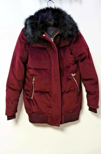 River island burgundy velvet - river,