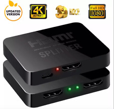 4K HDMI Splitter Full HD 1080p Video HDMI Switch Switcher 1X2 Split 1-in-2 Out++