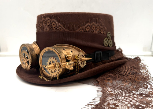 Steampunk victorian top hat - top,