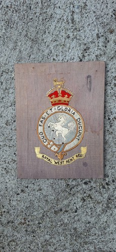 Ww2 silk trench art - ww2,