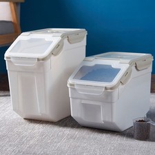  Dog Food Storage Bin Biscuit Container Containers Pet Sealing Barrel