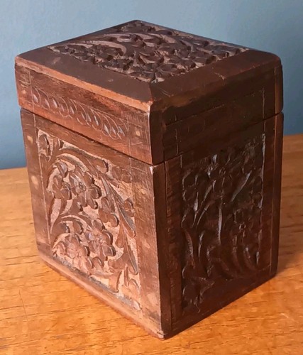 Vintage hand carved sheesham - vintage,