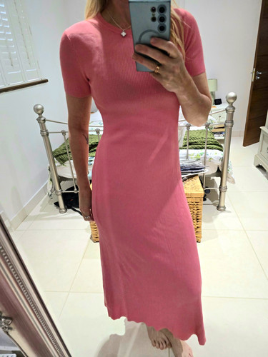 Zara pink ribbed - zara,