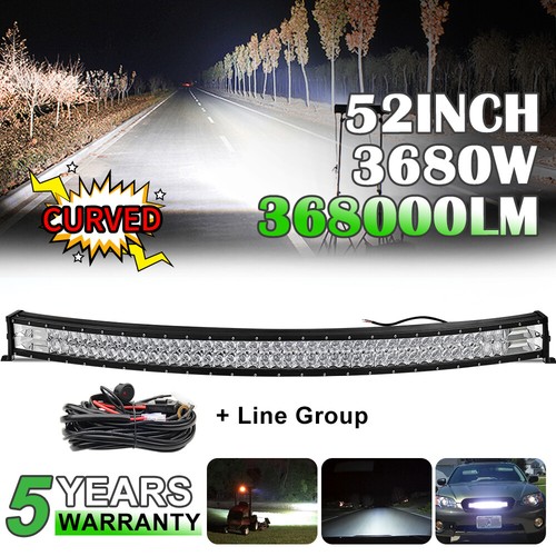 Curved 52inch 3680w led light - curved,