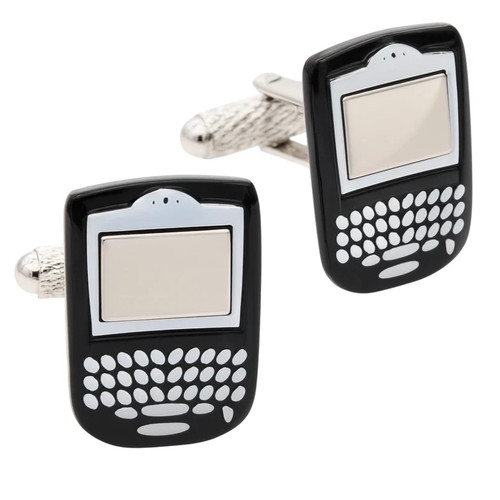 Blackberry phone cufflinks - phone,