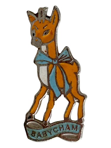 Vintage babycham enamel - vintage,