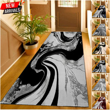 Non Slip Hall Runner Rug Long