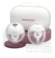 Momcozy Breast Pump Hands Free M6 Wearable Breast Pump of Baby Mouth Double-Sea