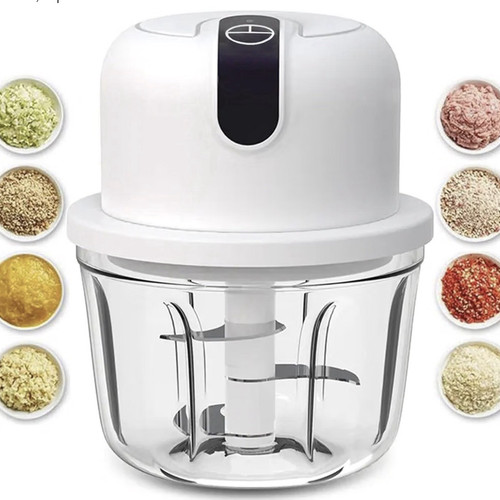 Electric garlic chopper 350ml - garlic,