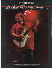 Leslie West 1986 Ad- Westone