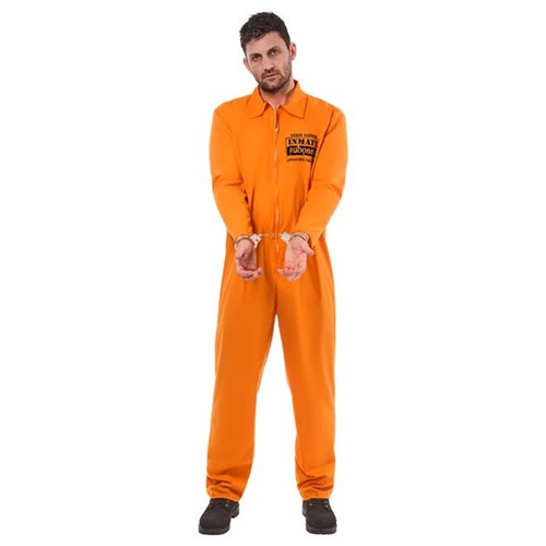 Adults orange prisoner - adults,