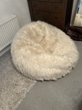 Dunelm Bean Bag Faux Fur