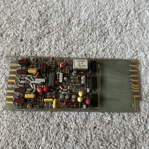 Studer card for multitrack - -,