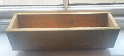 Wooden herb planter windowsill - wooden,