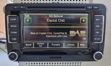 REFURBISHED SKODA COLUMBUS DAB+ TOUCHSCREEN DVD SAT NAV HEAD UNIT SUPERB OCTAVIA