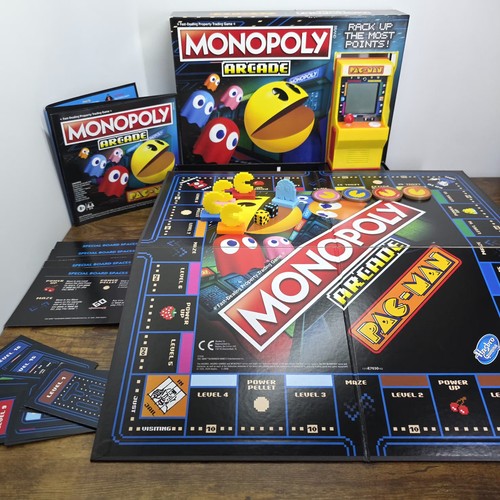 Monopoly arcade pacman board - arcade,