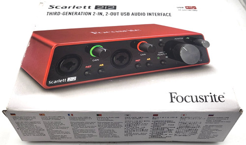 Focusrite scarlett 2i2 - focusrite, 3rd