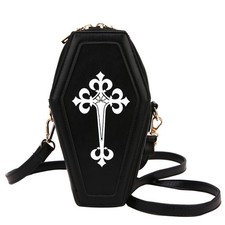 Gothic Crossbody Bags Coffin