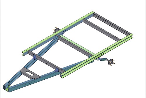 New trailer chassis camper - chassis,,