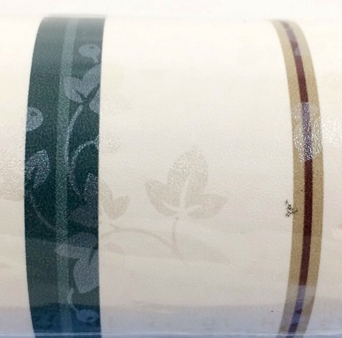 Green cream brown stripe - green,