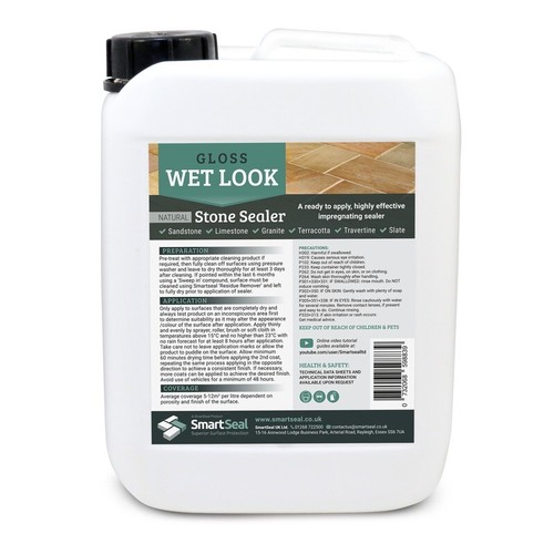 Wet look stone - wet,
