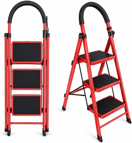 Step ladder folding - 3-step, ladder,