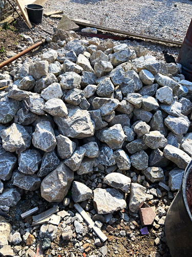 Limestone rocks boulder - limestone,