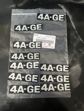 Toyota Corolla AE92 GTI AE82 GT AE86 GT MR2 AW11 4AGE 4A-GE Engine Decal NEW X 1