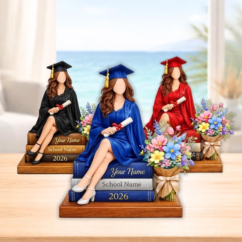 Personalized graduation wooden - personalized,