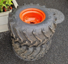 kubota lawn trac tyres x 2