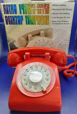 Steepletone Rotary Dial Red
