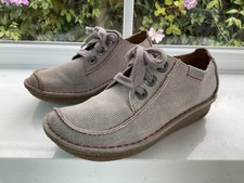 Clarks Artisan Funny Dream Nubuck Soft Leather  Lace Up Shoes Uk 4D EU 37 Ex/Con
