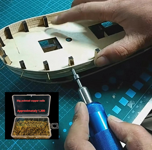 Model ship planking tool push - planking,