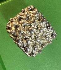 Men’s Solid Silver Keeper Style Ring Weight 12.7g  Size U Stamped