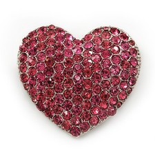 Pink Swarovski Crystal Pave